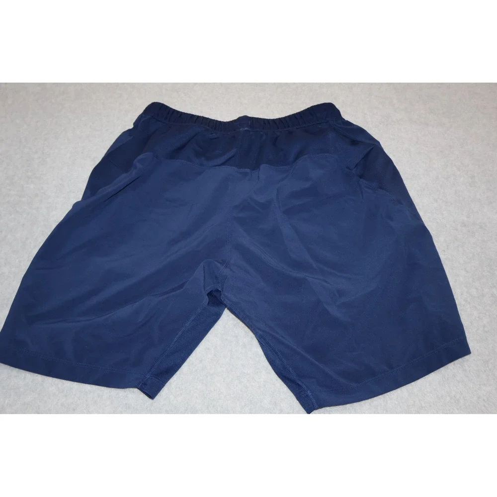 Adidas Georgia Tech Shorts Men Large Blue Training Yellow Jackets 8